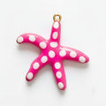 Étoile de Mer Rose à Pois