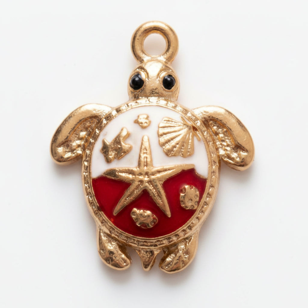 Étoile de Mer Rouge à Pois